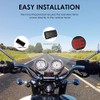 Motorcycle Thermometer Digital Waterproof Metal Sensor Adapter for Motorcycle