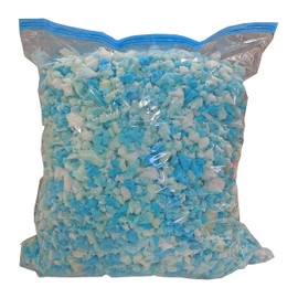 Premium Density High Grade Shredded Memory Foam Inserts for Bean Bags, Chairs, Sofas, Pet Dog Beds, Crafts, Pillows, and More Made in United States (15 pounds)