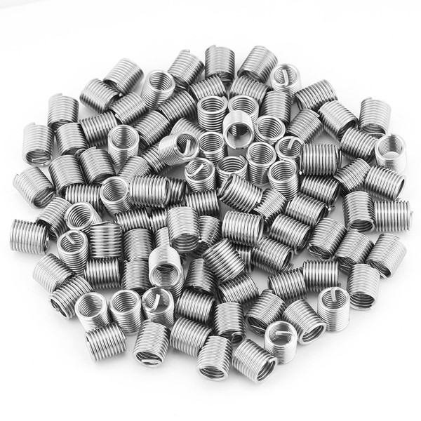 Pack of 100 Spiral Thread Inserts M8 x 1.25 Helicoil