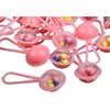 Party Favors Plus 144 Mini Plastic Pink Rattles with Beads