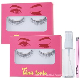 Tinatools Photoshot Eyelash Double Eyelid Eyelash Tape Daily Shot 2 + Empty Bottle + Tweezers / 티나툴스 포토샷 아이래쉬 쌍꺼풀 속눈썹 테이프 데일리샷2개+공병+집게