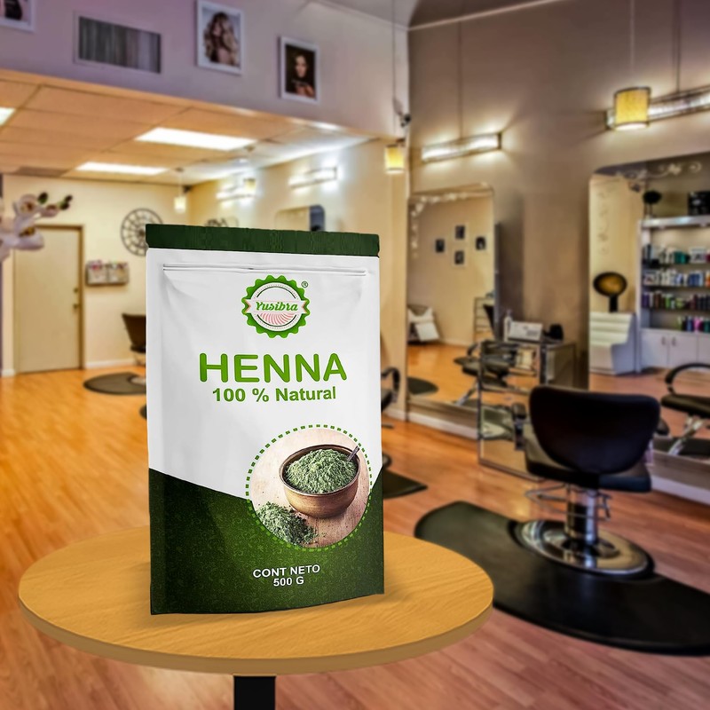 Henna en Polvo 500 Gramos 100% Natural