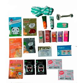 Green Delux Detox Ritual – Kit Facial Purificante con Mascarillas de Carbón, Limón y Colágeno + Banda Verde , mascarillade labio y Rodillo Jade | Spa 