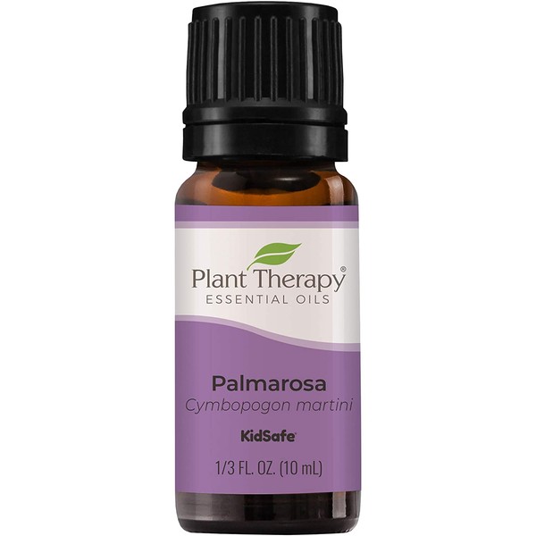 Plant Therapy Palmarosa Essential Oil 100% Pure, Undiluted, Natural Aromatherapy, Therapeutic Grade 10 mL (1/3 oz)
