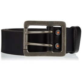 Timberland PRO Men's 40mm Workwear Work Belt Leather Belt, Black/Double Stitch, 50