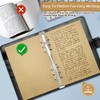 A5 Refill Paper Lined Paper, 3 Pieces, 6 Holes Ring