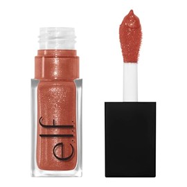 e.l.f. Glow Reviver Lip Oil, Nourishing and Hydrating with High-Shine Glimmer Finish & Sheer Wash Of Color, Minty Scent, Non-Sticky, Vegan & Cruelty-f