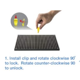 Ascend Tools Organizer Genie 76 Piece Pegboard Tool Organizer Starter Kit, Flexible and Specially Designed to Hold All Tools - 4 Blue Pegboards, 36 Socket Holders, 36 Universal Clips