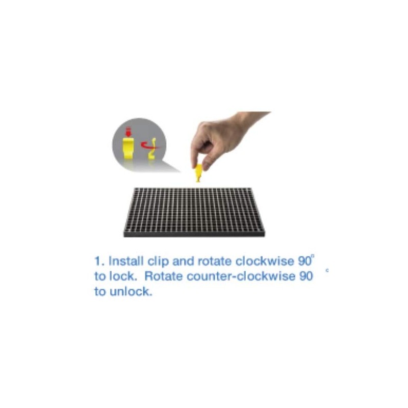 Ascend Tools Organizer Genie 76 Piece Pegboard Tool Organizer Starter