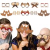 Big Dot of Happiness Western Hoedown Glasses and Masks -