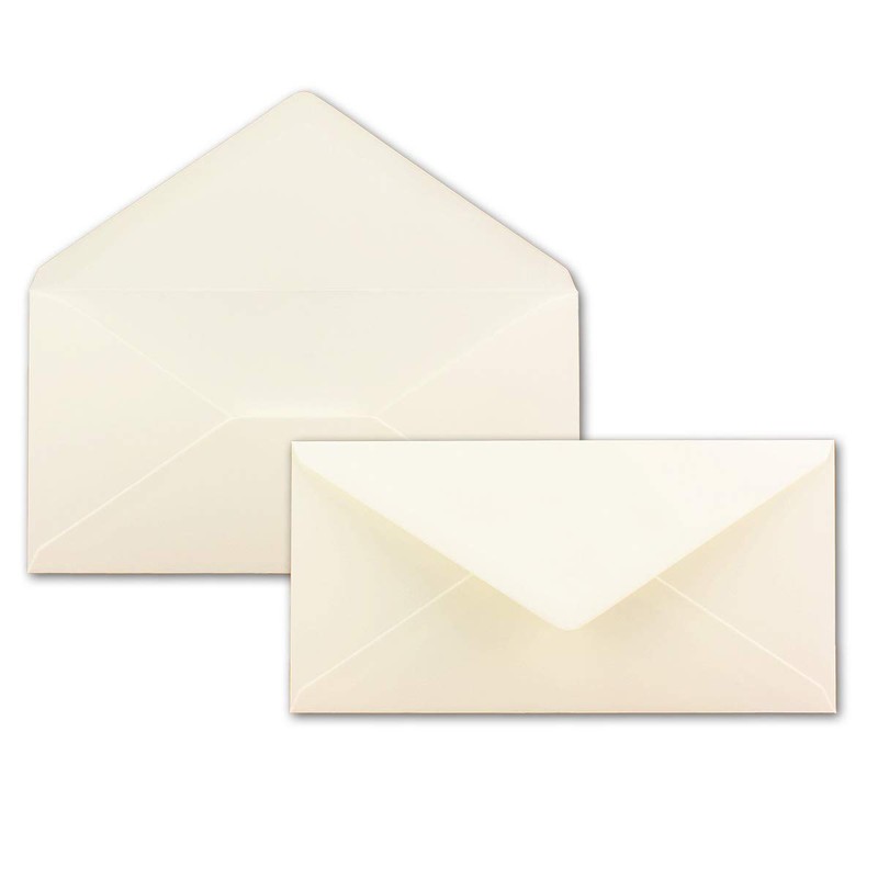 A4 Writing Paper Sets with DIN Long Envelopes, Wet Seal,