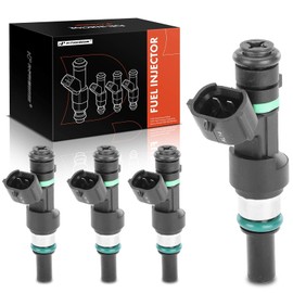 A-Premium - Inyectores de combustible compatibles con Nissan Versa 2009 2010 2011, L4 1.6L, juego de 4, repuesto # 16600ED000