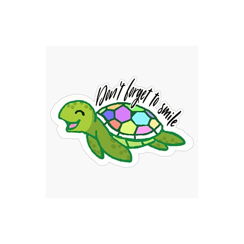 Turtle Bumper Sticker Vinyl Decal 5"
