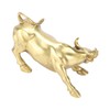 Wall Street Copper Bull Brass Animal Statue Artwork Desktop Decoration