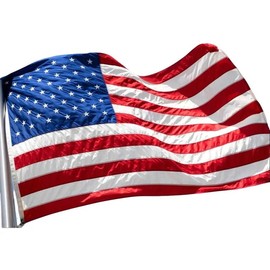 American Flag 3x5 FT Outdoor USA Flags Polyester with Brass Grommets 4 X 6 Ft US Flag Bright Color - Size: 3 by 5 ft