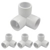 LifCratms 1/2" 3 Way PVC Elbow Fittings - Green Furniture