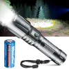 WholeFire 90000000Lumen Super Bright LED Tactical Flashlight Rechargeable LED Work