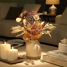 Blanca Rosana Timeless Luxe Bloom Collection – Premium Artisan Artificial Floral Decor for Home, Office, Events, and Indoor Spaces (Autumnal Harmony Bouquet)