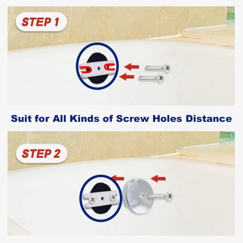 Gold-Hao-The-Bathroom Single Hole Bathtub Drain Overflow Plate/Tub Overflow Drain Ccover