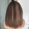 Peluca Marrón Mezcla Rubia Con Reflejos Para Usar Y Llevar