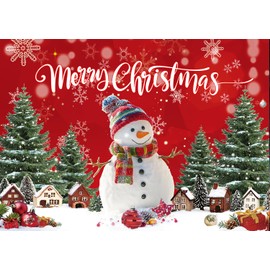 7x5ft Christmas Backdrop for Merry Party Decoration - Photo Banner Signs, Xmas Photography Background Props for Winter New Year Eve Family Party Decoration Supplies