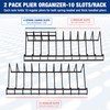 WORKPRO 2-Pack Plier Organizer Rack, Pliers Holder and Cutter Organizers,