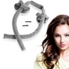 Rizador de pelo sin calor, diseño segmentado mejorado, diadema de