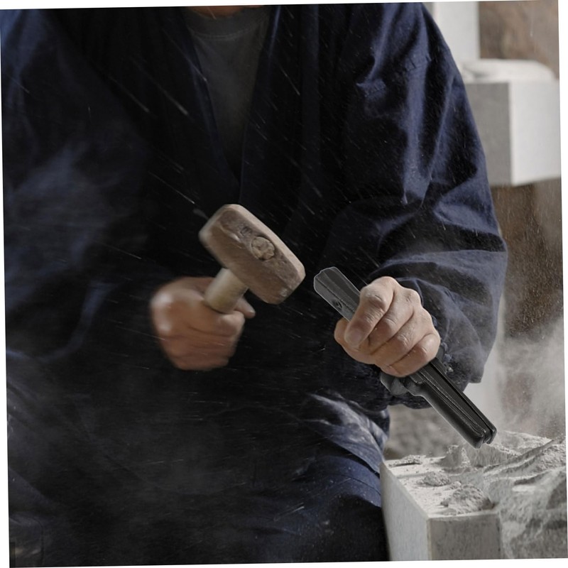 WOONEKY Stone Splitting Tool Premium Wedge for Heavy Duty Rocks