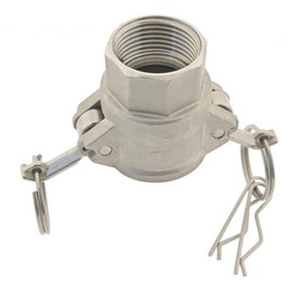 Kamlock Quick Coupling with Female Thread NPT 3/4 Inch Female Thread Stainless Steel (1.4408) Lever Arm Coupling Type A