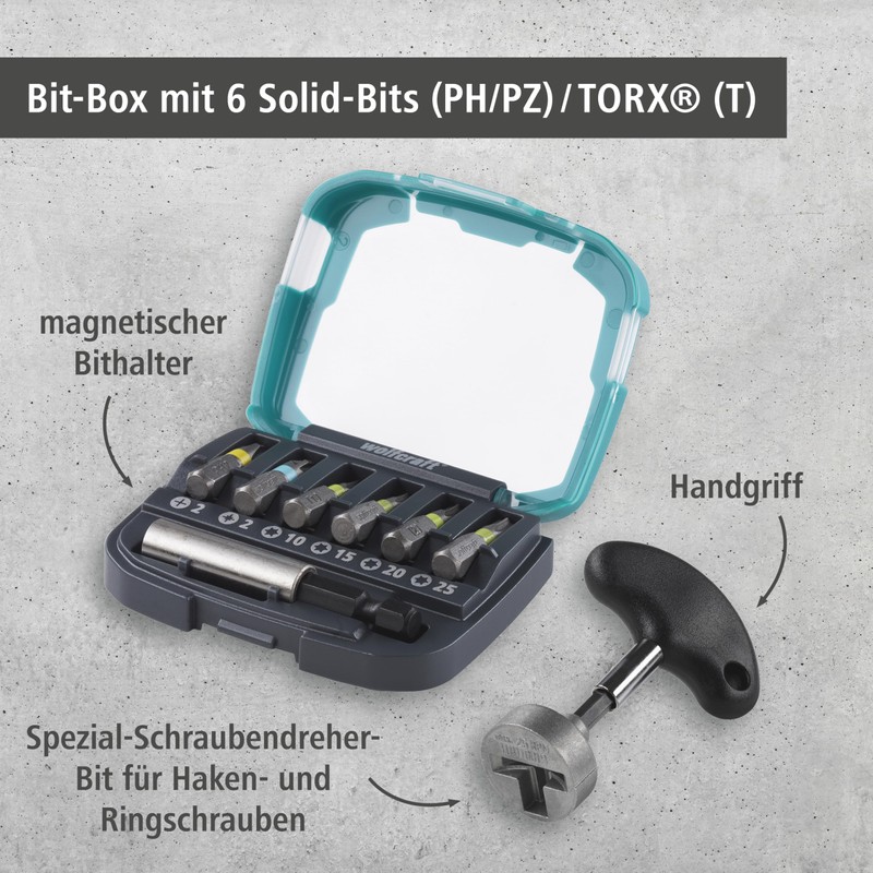 wolfcraft 8642000 Screw Starter Set for Easy Manual and Machine