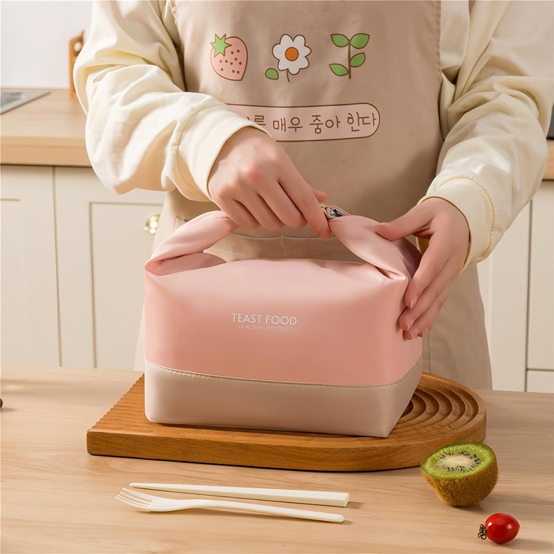Taoluwin Insulated Lunch Bag, Thermal Lunch Tote Bag with Triple-Layer