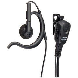 Standard Horizon SSM-59ASA Small Tie Pin Microphone & Earphones (Ear-Over Ear Open-Air Type)