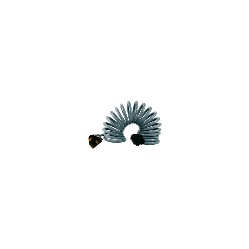 Philatron Flexy Coiled Extension Cord 16 Gauge 13 Amps -