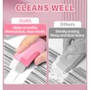 Pindda 4+1 Pack Rubber Erasers Sliding Retractable Eraser, Large White