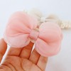 Rannyrena Cute Lace Bow Baby Girls Headbands Large Knot Hair