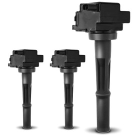A-Premium Set of 3 Ignition Coil Pack Compatible with Toyota - Tacoma 1995-2004, Tundra 2000-2004, T100 1995-1998, 4Runner 1996-2002 - for V6 3.4L