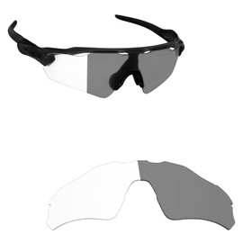 Alphax Adapt Grey Photochromic Anti Frog Replacement Lenses Fit for Oakley Radar EV Path OO9208