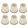 6Pcs Small Lamp Shades Safe Soft Easy Installation Modern Light