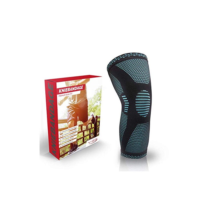 Vigo Sports Knee Support, Adult (Unisex), blue, L