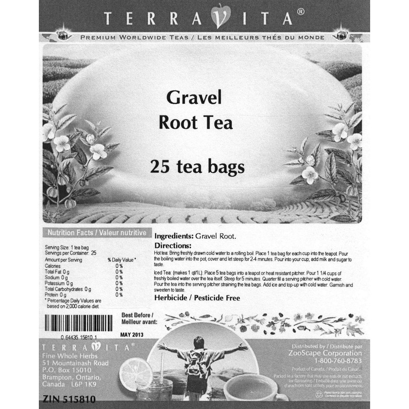 Gravel Root Tea (25 tea bags, ZIN: 515810)