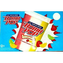 Lot of 6 Bomb Pop Lemonade Cup (Blue Bunny) Ice Cream Truck Sticker 8"x 5"