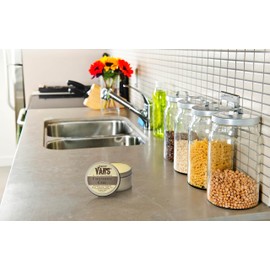 Daddy Van's® All Natural Beeswax Countertop Care for Soapstone, Slate, Concrete Composite and Butcher Block Counter Tops - Food Safe, Chemical-Free and Non-Toxic - 6 Oz. Tin