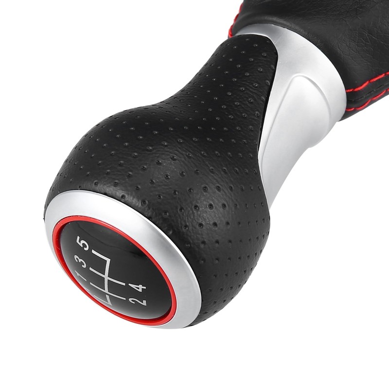 X AUTOHAUX Car Gear Stick Boot Cover 5 Gears