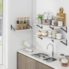 Heimlove White Deep Floating Shelves for Wall, 36W x 12D