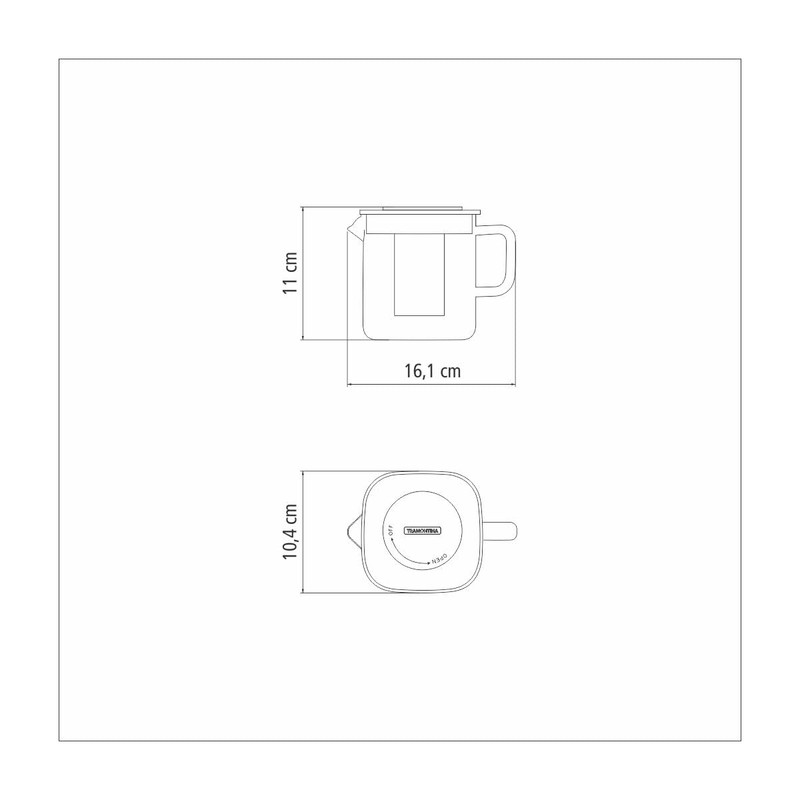 Tramontina Teapot with Infuser (600ml)