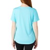 Reel Legends Womens Solid Freeline V-Neck Short Sleeve Top Medium