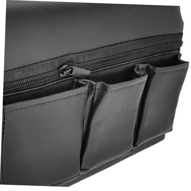Ipetboom Car Door Armrest Pad with Pocket Luxurious Leather Support