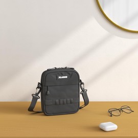 X-Large Military Shoulder Bag, Black