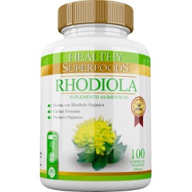 Rhodiola Rosea Pura 100 Capsulas 500mg Sabor Natural