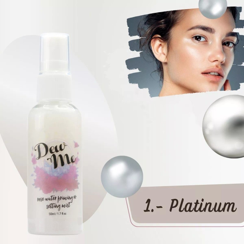 Veraly Agua De Rosas Base Maquillaje Hidratante Facial Brillos Full